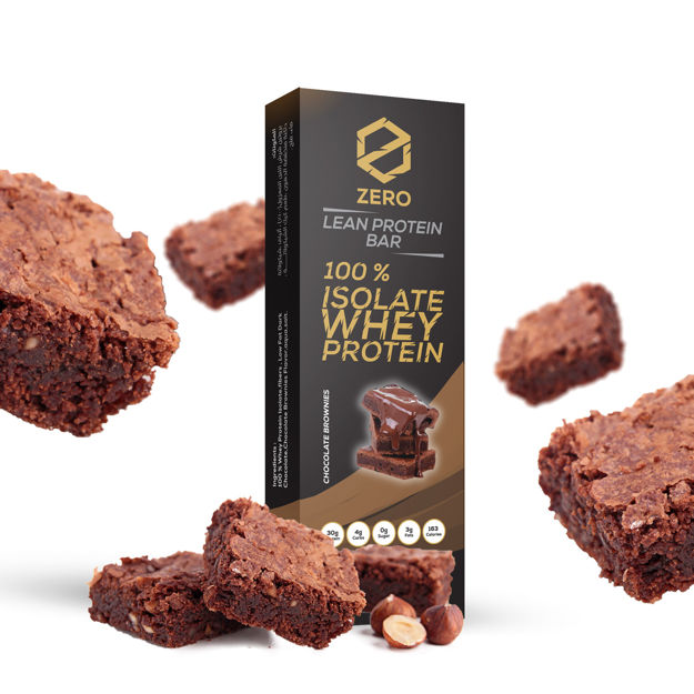 Picture of Zero Protein chocolate brownies  Bar box 16 pieces