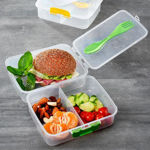 Picture of Gondol G-503 Cruncy Lunch Box 2 Compartments With Forkspoon