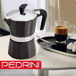 Picture of Pedrini Aluminium Coffee Maker for 2 Cup - Black