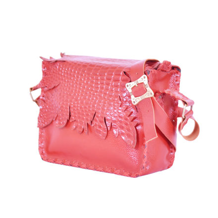 Picture of Handmade bag for women in pink color