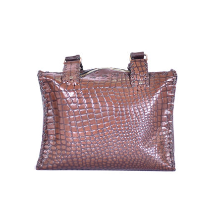 Picture of Brown leather bag for women