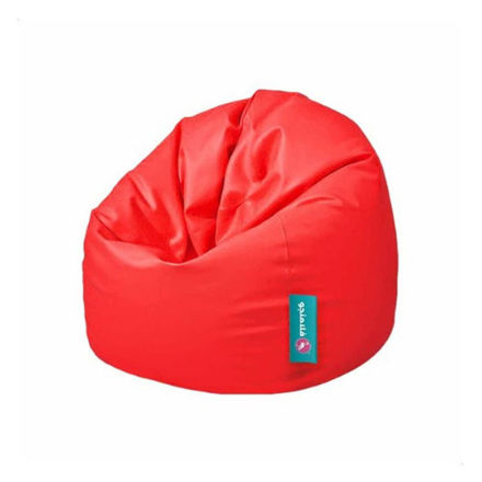 Picture of Flamingo Bean Bags FLW001RD Medium Waterproof Bean Bag Red