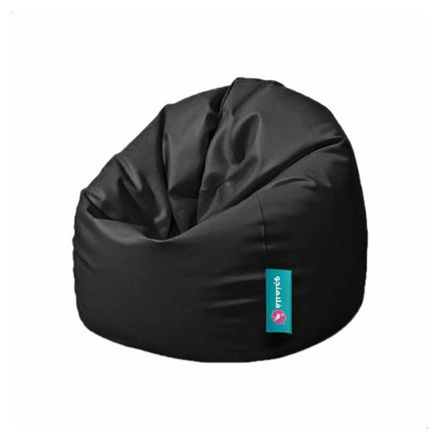 Picture of Flamingo Bean Bags FLW001BK Medium Waterproof Bean Bag Black