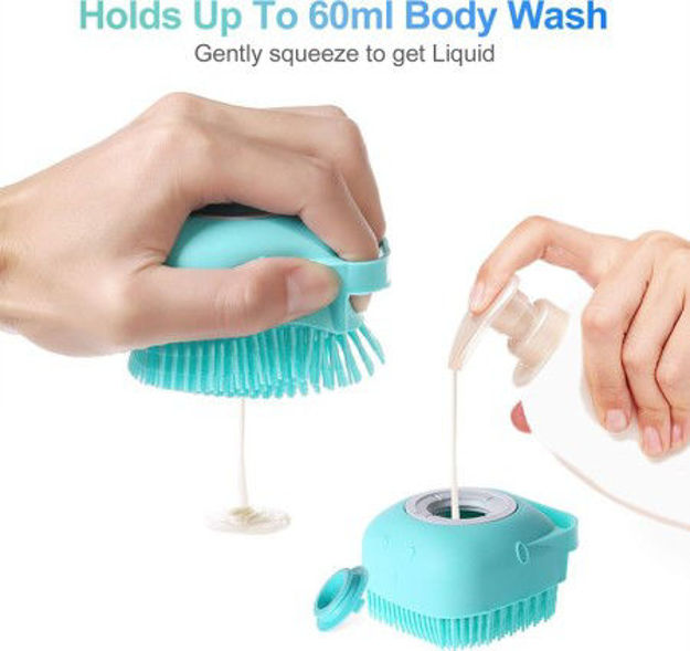 Picture of Green silicone bath brush