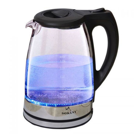 Picture of Sokany Kettle Clear Glass 1.8L 1500W SK-603