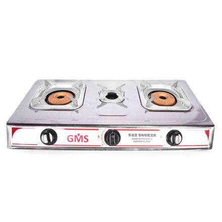 Picture of Gas stove GS-200 GC full stainless uses gas and tube 3 burners