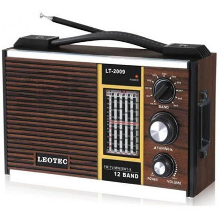 Picture of Radio Leotec Classic wood shape , Brown Color 