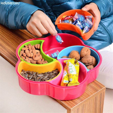 الصورة: Acrylic snack serving tray
