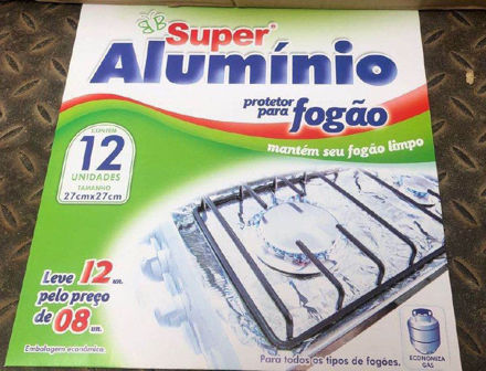 Picture of Aluminum foil sheets package 12 pcs 27x27 cm 