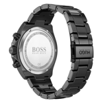 صورة ساعة هوغو بوس للرجال اصلية موديل (اوشن ايديشن) Ocean Edition 1513743 بلون ازرق واستيك معدن لون اسود