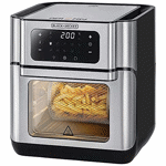 Picture of Black + Decker Air Fryer Oven Convection , 12 Liters, Silver - AOF100-B5