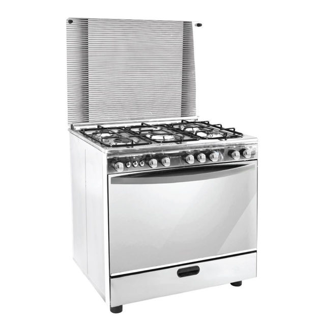 Picture of Bismarck Pride Cook Stainless Steel Cooker BSTE-6080SFAE, 60×90 cm , 5 gas burners , Silver